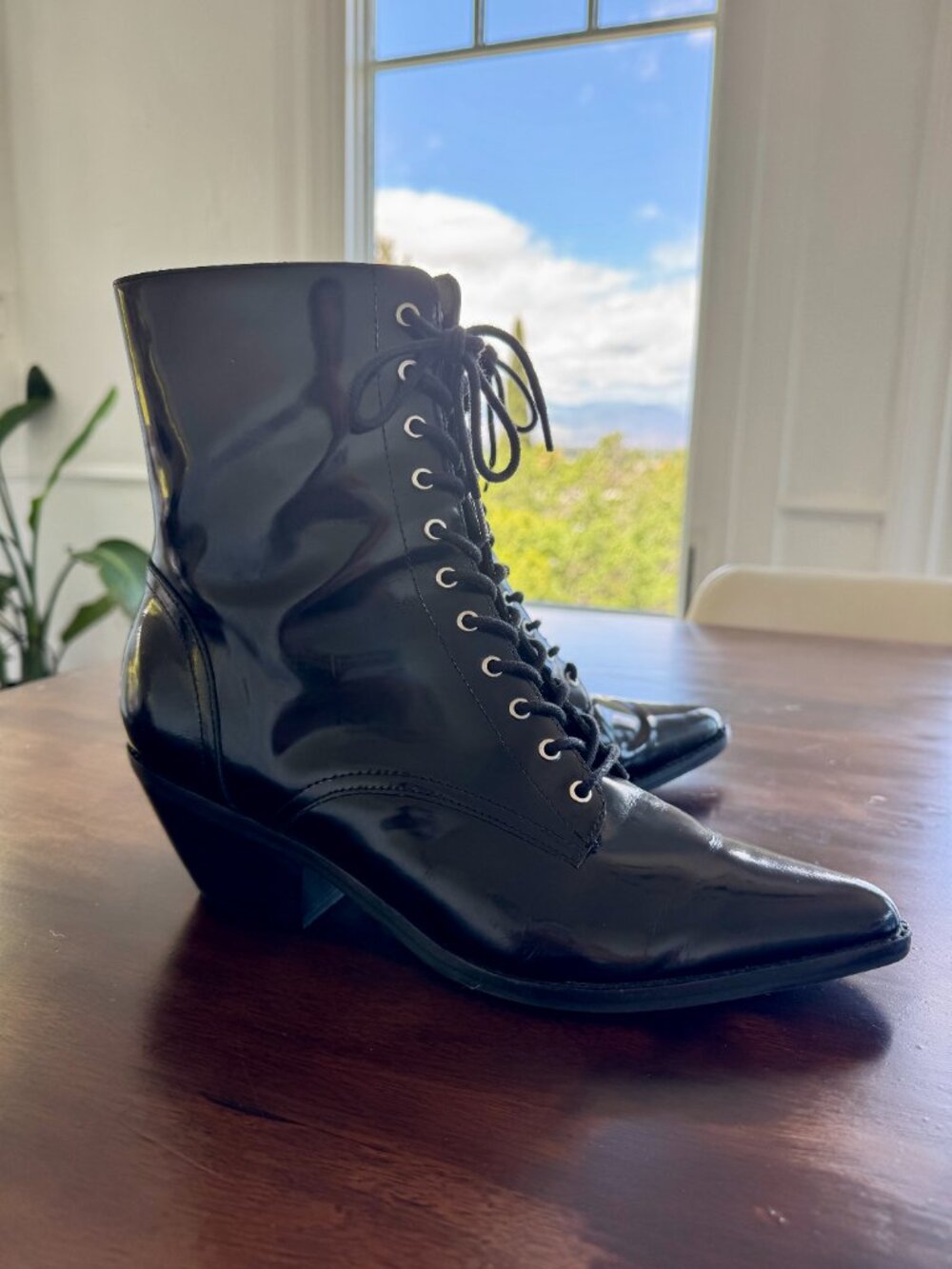 MARC FISHER Bowie Patent Leather Bootie - Picture 6 of 11